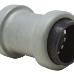 Southwire SIMPush 65070401 Conduit Coupling, 3/4 in Push-In, 1.28 in OD, Metal, 1/PK