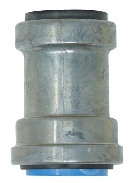 Southwire SIMPush 65072901 Conduit Coupling, 1/2 in Push-In, 1.2 in OD, Metal, 1/PK