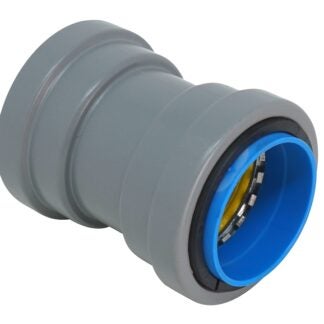 Southwire SIMPush 65076701 Conduit Coupling, 3/4 in Push-In, 1.41 in OD, Metal