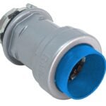 Southwire SIMPush 65077901 Conduit Box Connector, 1/2 in Push-In, 1.29 in OD, Metal