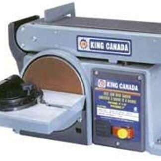 King Canada KC-705L-6 Belt and Disc Sander, 4.3 A, 4 x 36 in Belt