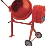 King Canada KC-15CM-2 Portable Cement Mixer, 3.5 cu-ft Drum, 1/3 hp, Steel Drum