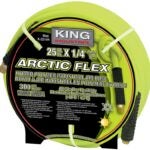 King Canada K-2514H Air Hose, 1/4 in ID, 25 ft L, NPT, 300 psi Pressure, Polymer, Green