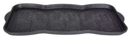 Diamondback 76055 Boot/Shoe Tray, 29-1/2 in L, 15 in W, Plastic Surface, Black Sells in Quantity of 12