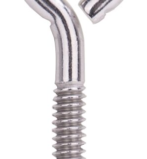 ProSource LR292 Eye Bolt, 4.7 mm Thread, Machine Thread, 1 in L Thread, 3/4 in Dia Eye, 94 lb Working Load Sells in Quantity of 10