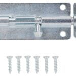 ProSource 20487ZCB-PS Barrel Bolt, 0.31 Dia in Bolt Head, 5 in L Bolt, Steel, Zinc Plated