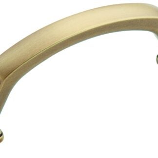 Amerock Revitalize Series BP55343GB Cabinet Pull, 3-11/16 in L Handle, 1-3/8 in Projection, Zinc, Gilded Bronze