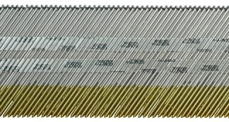 SENCO DA25EPB Finish Nail, 2-1/2 in L, 15 Gauge, Steel, Bright Basic, Brad Head, Smooth Shank