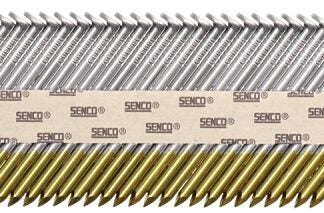 SENCO HC28APBX Collated Nail, 3-1/4 in L, Steel, Bright Basic, Clipped Head, Smooth Shank