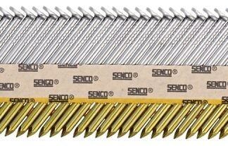 SENCO G621ASBXN Collated Nail, 2 in L, Galvanized, Full Round Head, Ring Shank