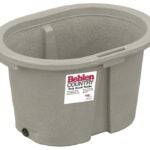 Behlen Country 52112037GT Farm Stock Tank, Round, 65 gal Capacity, Polyurethane, Granite Tan