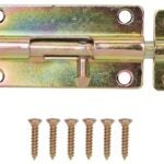 ProSource 20486CZB-PS Barrel Bolt, 0.31 Dia in Bolt Head, 4 in L Bolt, Steel, Satin Brass