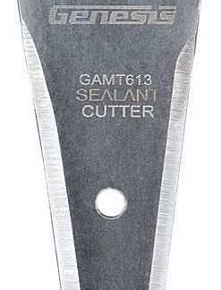 Genesis GAMT613 Sealant Cutter, 3 in, Stainless Steel