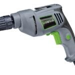 Genesis GD38B Electric Drill, 4.2 A, 3/8 in Chuck, Keyless Chuck