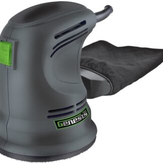 Genesis GROS2304 Random Orbit Sander, 2.2 A, 5 in Pad/Disc, Includes: Dust Bag and Sanding Disc Assortment