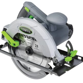 Genesis GCS130 Circular Saw, 13 A, 7-1/4 in Dia Blade, 2-7/16 in D Cutting, 45 deg Bevel