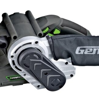 Genesis GBS321A Belt Sander, 8 A, 3 x 21 in Belt, Adjustable Handle, Includes: Dust Bag and Sanding Belt