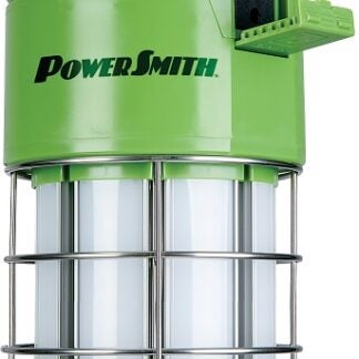 PowerSmith PTLH59-100 Work Light, 120 V, 100 W, LED Lamp, 12,000 Lumens, 5000 K Color Temp