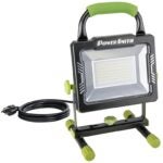 PowerSmith PWLS100H Work Light, 120 V, 85 W, 1-Lamp, LED Lamp, 10,000 Lumens, 5000 K Color Temp