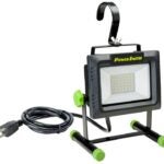 PowerSmith PWLS040H Work Light with Stand, 120 V, 35 W, 1-Lamp, LED Lamp, 4000 Lumens, 5000 K Color Temp