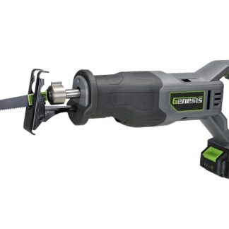 Genesis G20 Max GLRS20B Variable Speed Reciprocating Saw, Battery Included, 20 V, 2 Ah, 1 in L Stroke