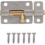 ProSource CL-192-PS Barrel Bolt, 0.31 Dia in Bolt Head, 3 in L Bolt, Brass Pin/Steel, Galvanized Zinc Plated