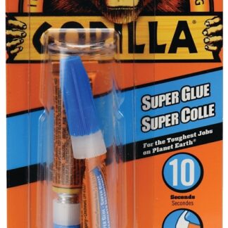 Gorilla 7900301 Super Glue, Liquid, White, 3 g Tube