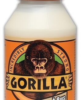 Gorilla 6200201 Wood Glue, Tan, 8 oz Bottle