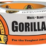 Gorilla 6010002 Duct Tape, 10 yd L, 1.88 in W, White