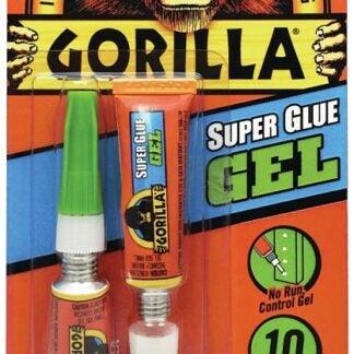 Gorilla 7820002 Super Glue, Liquid, Irritating, Straw/White Water, 3 g Tube