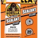 Gorilla 8190002 Silicone Sealant, Clear, -40 to 350 deg F, 2.8 oz Tube