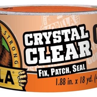 Gorilla 6060002 Tape, 18 yd L, 1.88 in W, Clear