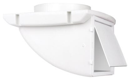 Dundas Jafine SDV4WXZW4 Dryer Vent Cap, 4 in Duct, Plastic, White