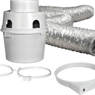 DUNDAS JAFINE ProFlex TDIDVKZW Dryer Vent Kit, Indoor, 12-Piece