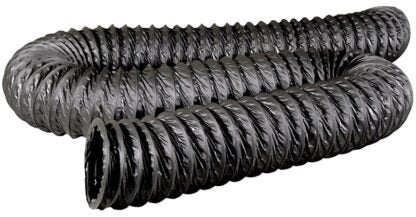 DUNDAS JAFINE FD420ZW Flexible Duct, 4 in OD, 20 ft L, Vinyl