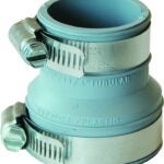 FERNCO PDTC-150 Drain Trap Connector, 1-1/2 in, PVC, 4.3 psi Pressure