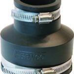 FERNCO P1056-315 Coupling, 3 x 1-1/2 in, PVC, Black, 4.3 psi Pressure