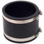 FERNCO P1056-55 Flexible Coupling, 5 x 5 in, PVC, 4.3 psi Pressure