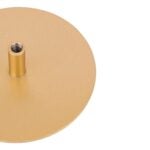 ProSource HSH-021-PS Hole Cover Plate, Steel, Polished Brass, For: 1-3/8 to 2 Thick Doors in