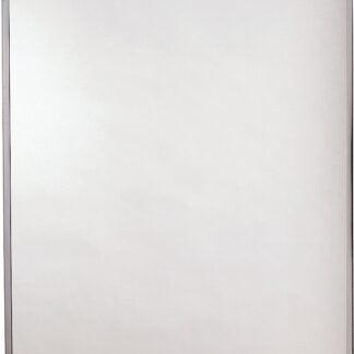 Zenith X4311 Medicine Cabinet, 16-1/8 in OAW, 4 in OAD, 20-1/8 in OAH, Polystyrene, Gray, Stainless Steel, 2-Shelf Sells in Quantity of 4