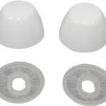 ProSource PMB-475-3L Toilet Bolt Cap, For: Toilet