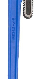 Vulcan JL40124 Pipe Wrench, 63 mm Jaw, 24 in L, Serrated Jaw, Die-Cast Carbon Steel, Powder-Coated, Heavy-Duty Handle