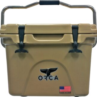 Orca ORCT020 Cooler, 20 qt Cooler, Tan, Up to 10 days Ice Retention