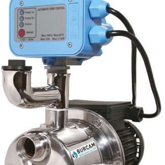 Burcam 506532SS Jet Pump, 7.5 A, 115 V, 0.75 hp, 1 in Connection, 25 ft Max Head, 900 gph, Stainless Steel