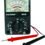 CALTERM 66420 Multimeter, 500 V, 250 mA, 1 MOhm, Analog Display, Black