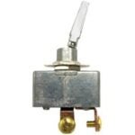 CALTERM 41770 Toggle Switch, 35 A, 12 VDC, Screw Terminal, Chrome Housing Material