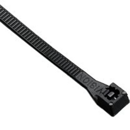 CALTERM 73270 Cable Tie, 6/6 Nylon, Black