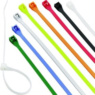 CALTERM 73240 Cable Tie, 6/6 Nylon, Assorted