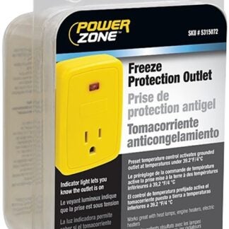 PowerZone ORFPO15 Single Outlet Signal, 125, Yellow