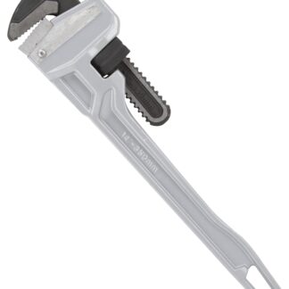 Vulcan JL40140 Pipe Wrench, 38 mm Jaw, 14 in L, Serrated Jaw, Aluminum, Powder-Coated, Heavy-Duty Handle